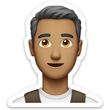 a guy if he was a square  sticker