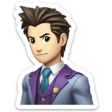 phoenix wright ace attorney sticker