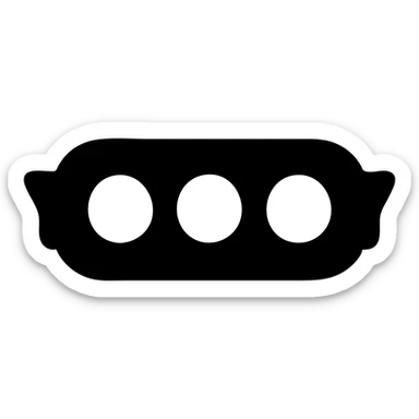 horizontal traffic light in soft blue-grey color, solid filled icon style sticker