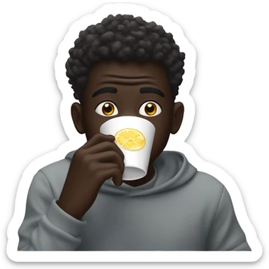 bukayo saka sipping tea sticker