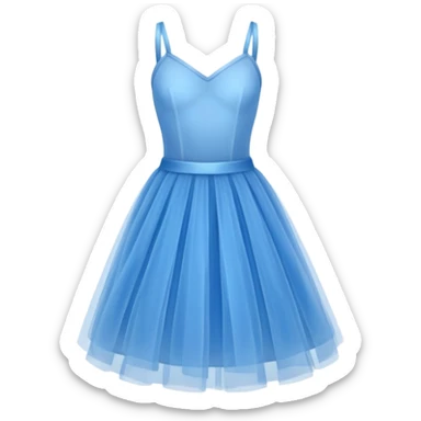 cinematic-realistic-blue-tutu,-layers-of-fine,-soft-tulle-forming-a-voluminous-and-airy-skirt,-delicate-folds-catching-the-light,-slightly-frayed-edges-adding-authenticity,-glowing-softly-with-a-warm-and-ethereal-elegance sticker