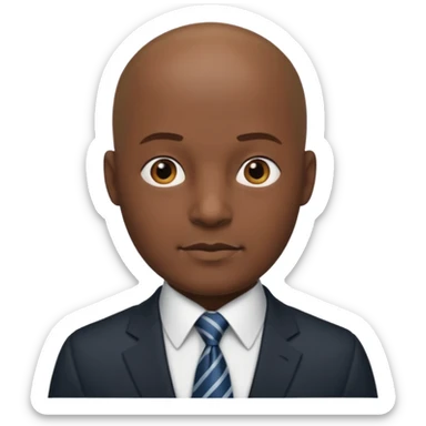 bald-men-with-ties sticker