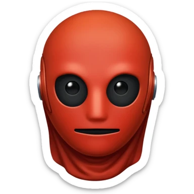 Mars with no face  sticker