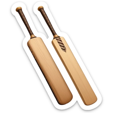 I need a cricket bat as emoji which I can paste with text sticker