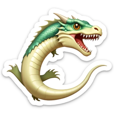 Basilisk fang sticker