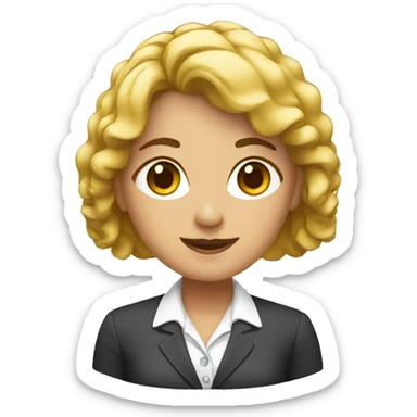 office lady sticker