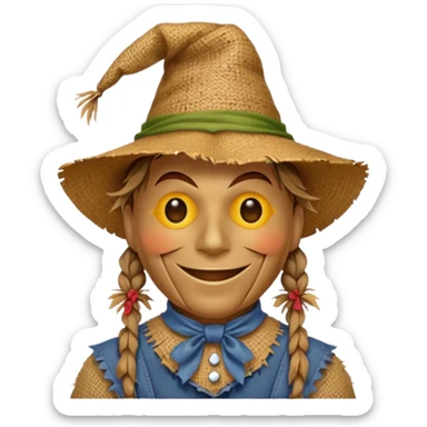 the scarecrow from the wizard of oZ sticker