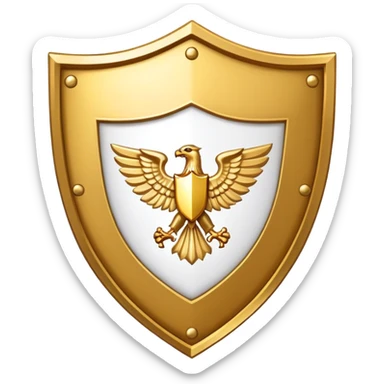 dominus' emblem holy shield sticker