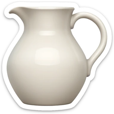 ceramic water jug pitcher sticker