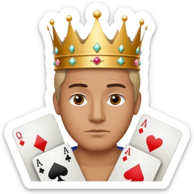king of gamble sticker