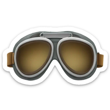 a pair of aviator goggles sticker