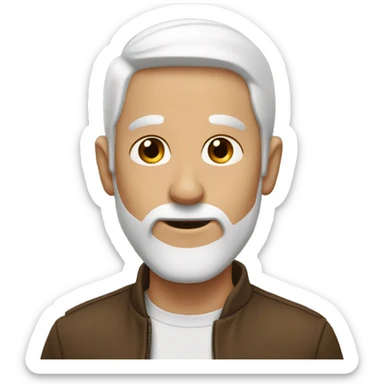 Everything white except his ears and use the same color brown on his ears sticker