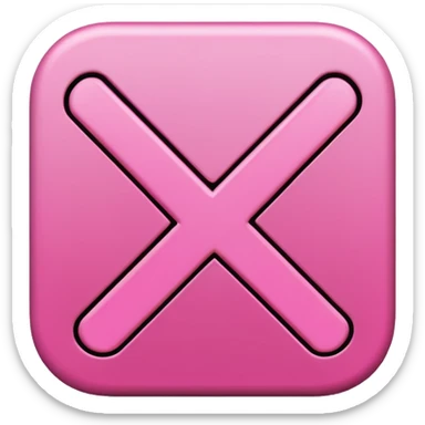 heavy check mark pink sticker