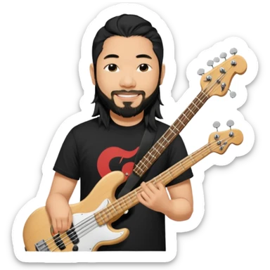Chi Cheng (1970-2013) bassist of Deftones sticker