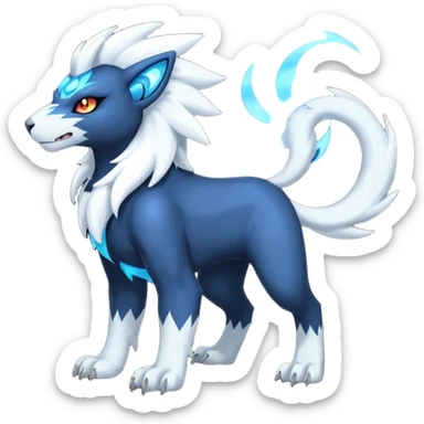 Luxray-Manectric-Absol-fusion, full body sticker