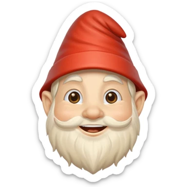 Gnome fave covered sticker