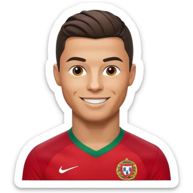 Creat me a cr7 emoji sticker