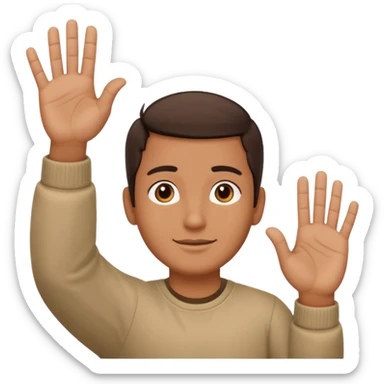 Mason 67 make the do the hands one up and one down palms facing up sticker