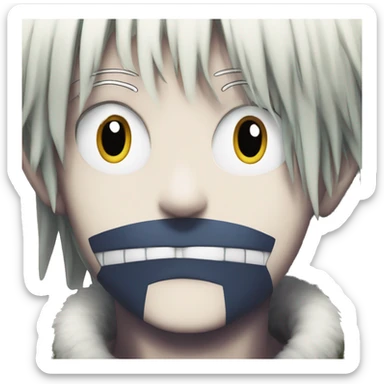 Kirua of Hunter x Hunter manga  sticker