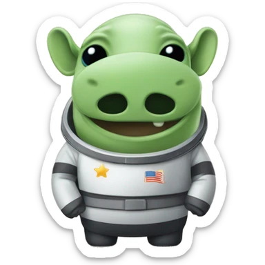 una vaca siendo elevada por una nave extraterrestre  sticker