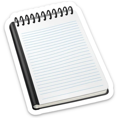 Emoji de uma Estrutura da prova de caderno sticker