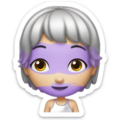 Quatre patte fille sticker