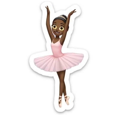 Use this ballerina, but put a black graduation cap sticker