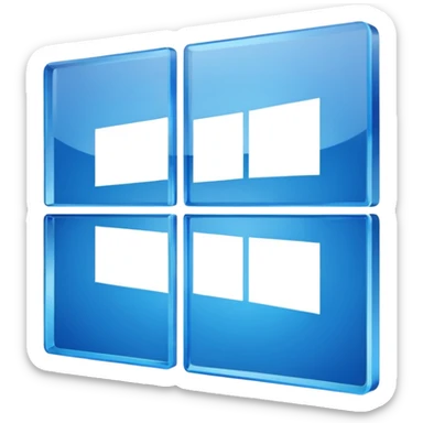 Windows 10 logo sticker