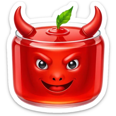 Devil jello sticker