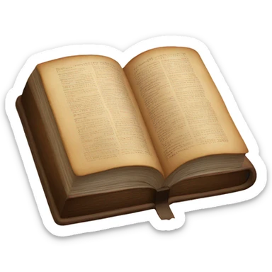 Brown Bible sticker