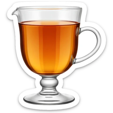 Turkish tea glass in “ince belli bardak” sticker