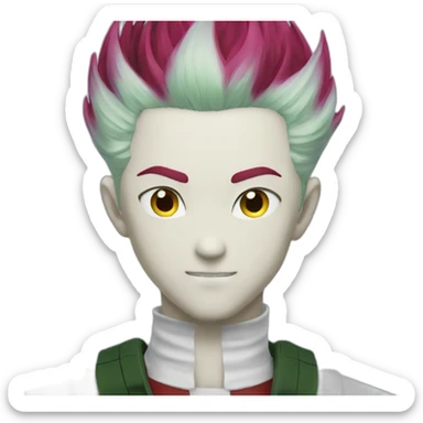 Hisoka from hxh sticker