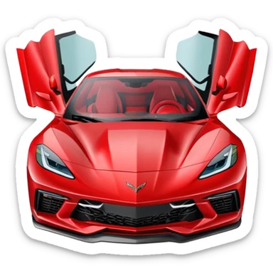 Corvette c8 sticker