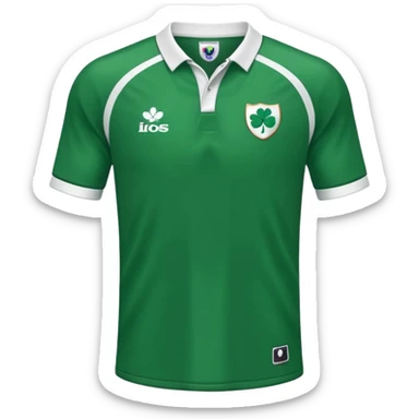 Irish rugby jersey sticker