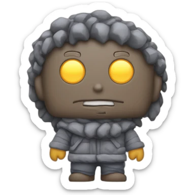 Sigarra se achicharra con el frio del sol sticker