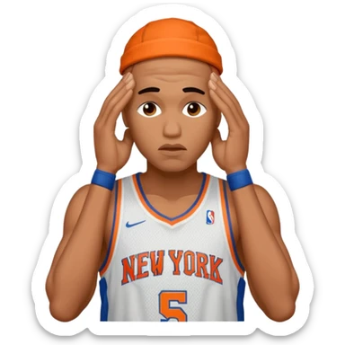  new york knicks facepalming sticker