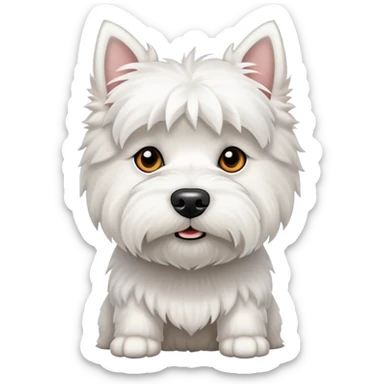 West Highland White Terrier dog sticker