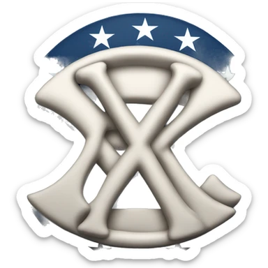 NYY logo sticker