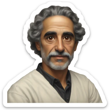 Francisco Rodón was a Puerto Rican portrait and landscape painter. Born in San Sebastian, Puerto Rico, Rodón studied in Mexico, France, and Spain. white  sticker