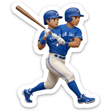 MLB TORONTO BLUE JAYS SMASHING THE LA Dodgers sticker