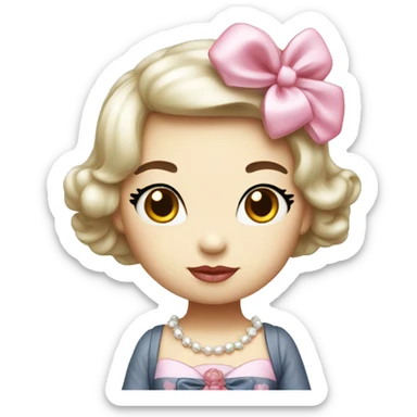 demure hello kitty sticker