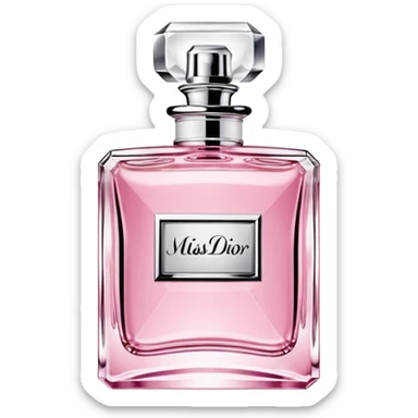 Miss Dior pink perfume sticker