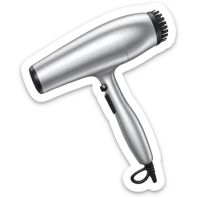 hair styling tool sticker
