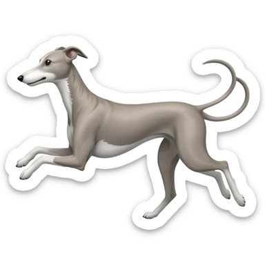 Running Greyhound sticker