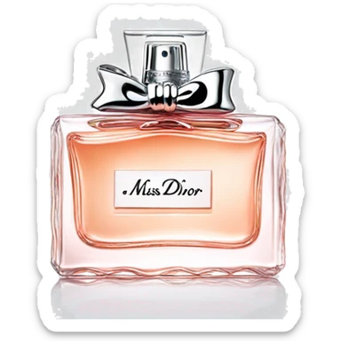 Miss dior perfume sticker