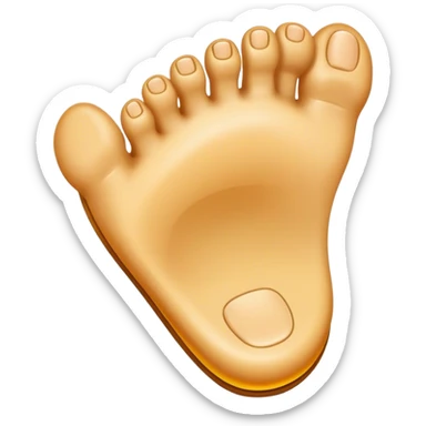 a foot sole sticker