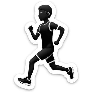 Regular physical activity icon sticker
