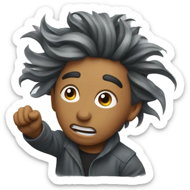 Windy weather  sticker