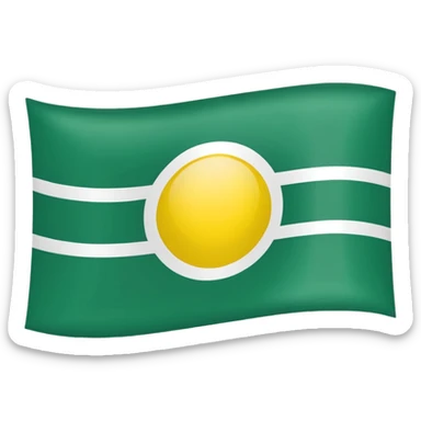 Faça uma bandeira do estado de Rondônia  sticker