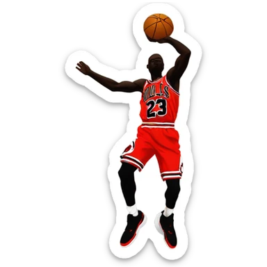 Air Jordan jump man logo sticker